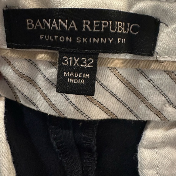 Men’s banana republic navy Fulton skinny fit 31 x 32 chinos - Picture 3 of 3